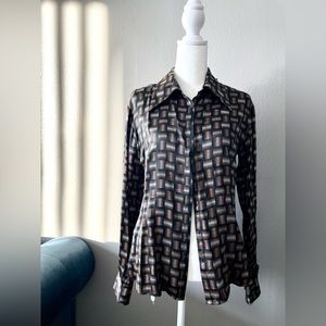 Graphic print blouse